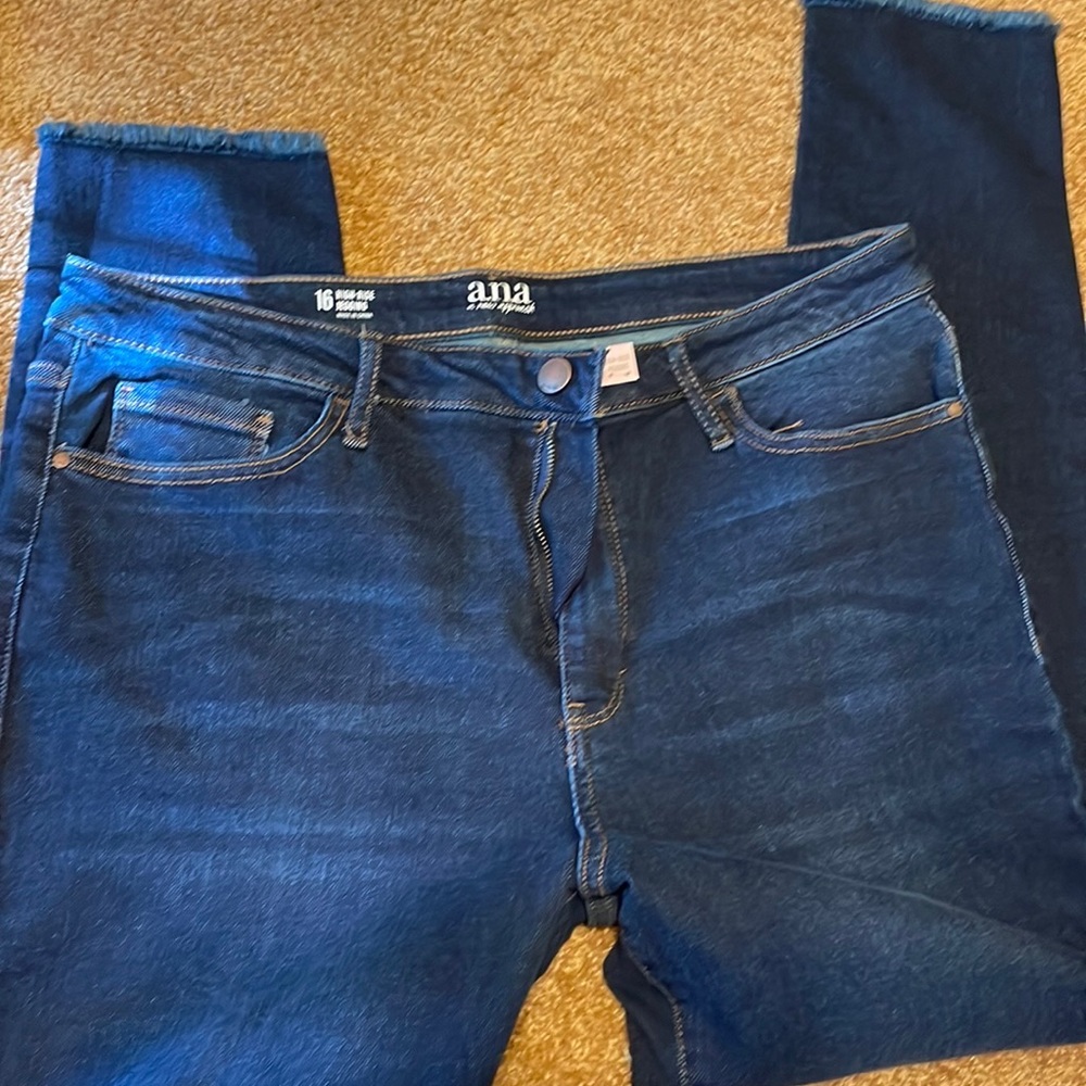 A.n.a dark blue high raise